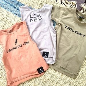 ⚡️Trilogy Design Co tanks and tee⚡️⚡️